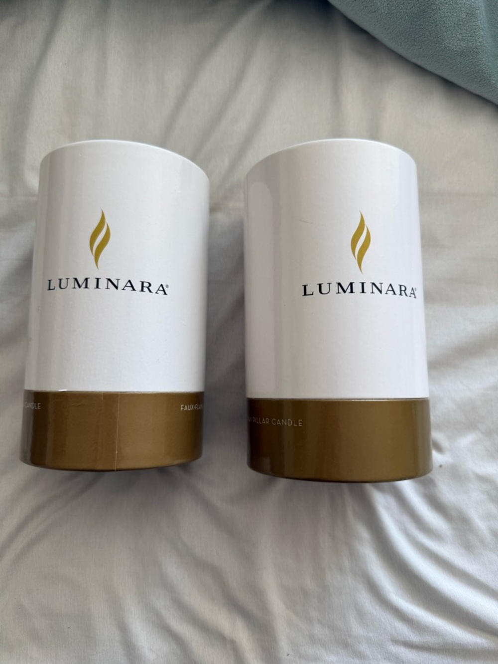 Luminara faux flameless candles- Set of 2 NWT
